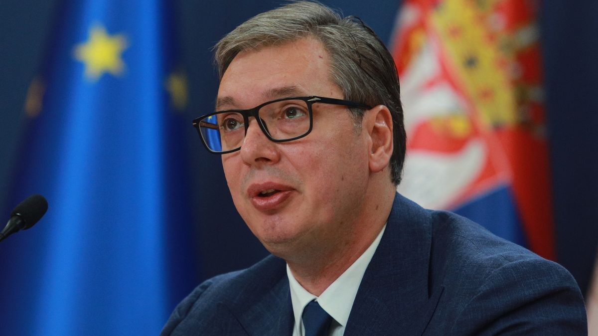Srbský prezident pronesl mimořádné prohlášení k národu